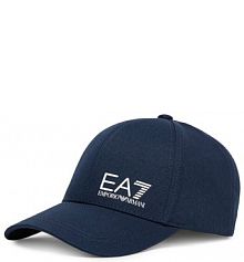 Czapka z daszkiem EA7 Emporio Armani granatowa damska