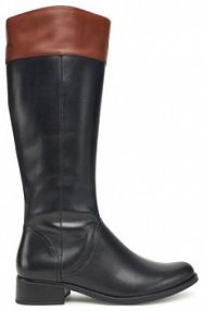 Kozaki Caprice czarne damskie