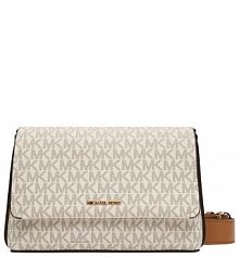 Torebka listonoszka MICHAEL Michael Kors beżowa