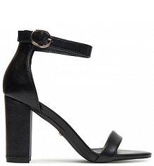 Sandały na obcasie DeeZee czarne