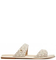 Klapki MICHAEL Michael Kors écru damskie