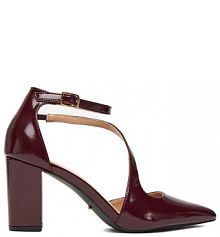 Czółenka DeeZee bordowy