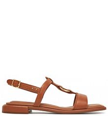 Sandały Clarks brązowe damskie