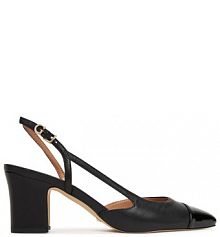 Sandały na obcasie Guess czarne