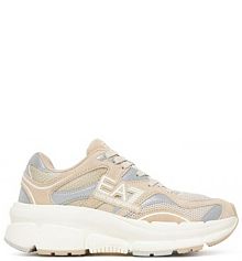 Sneakersy EA7 Emporio Armani beżowe damskie