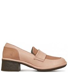 Półbuty na obcasie Fly London różowe