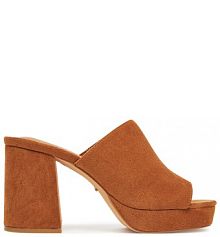 Klapki DeeZee brązowe damskie