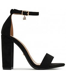 Sandały na obcasie DeeZee czarne