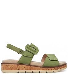 Sandały Caprice zielone damskie