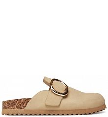 Klapki DeeZee beżowe damskie