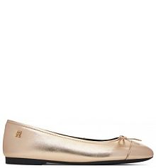 Baleriny Tommy Hilfiger złote