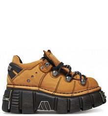 Sneakersy NEW ROCK żółte damskie