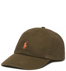 Czapka z daszkiem Polo Ralph Lauren khaki damska
