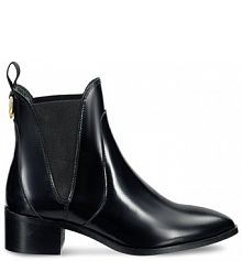Botki na obcasie Gant czarne