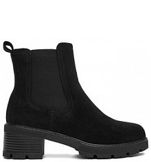 Botki na obcasie DeeZee czarne