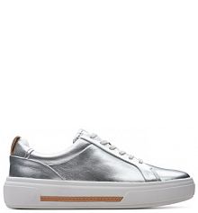 Sneakersy Clarks srebrne damskie