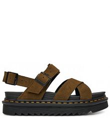 Sandały Dr. Martens zielone damskie