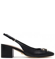 Sandały na obcasie Guess czarne