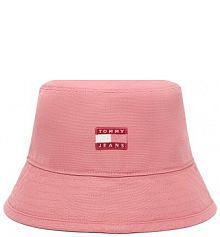 Kapelusz Tommy Jeans różowy damski