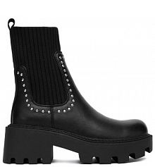 Botki na obcasie DeeZee czarne