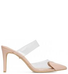 Klapki DeeZee beżowe damskie