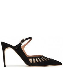 Sandały na obcasie MALONE SOULIERS czarne