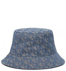 Kapelusz Calvin Klein niebieski damski