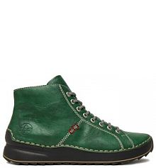 Botki Rieker zielone damskie