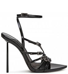 Sandały na obcasie Le Silla czarne