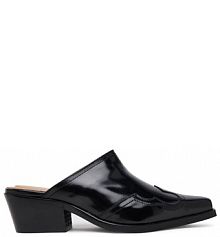 Klapki Tommy Hilfiger czarne damskie