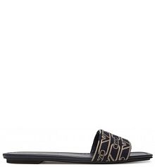 Klapki Emporio Armani granatowe damskie