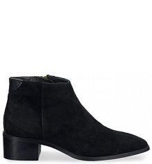 Botki na obcasie Gant czarne