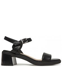 Sandały na obcasie Clarks czarne