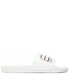 Klapki EA7 Emporio Armani białe damskie