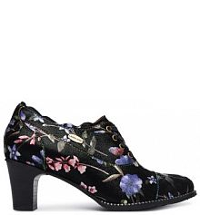 Półbuty na obcasie Laura Vita niebieskie