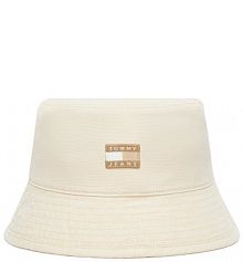 Kapelusz Tommy Jeans beżowy damski