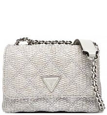 Torebka wieczorowa Guess srebrna