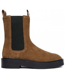 Botki Calvin Klein beżowe damskie