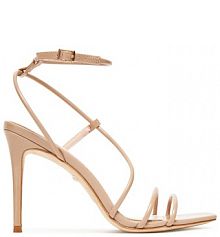 Sandały na obcasie Marciano Guess beżowe