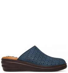 Klapki Go Soft granatowe damskie