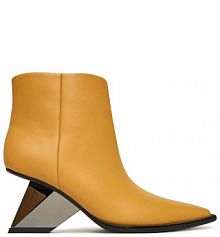 Botki na obcasie United Nude żółte