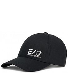 Czapka z daszkiem EA7 Emporio Armani czarna damska