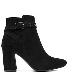 Botki na obcasie DeeZee czarne
