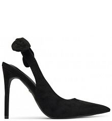 Sandały na obcasie DeeZee czarne