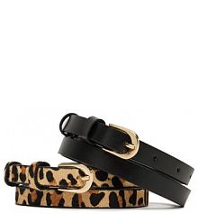 Pasek DeeZee czarny damski