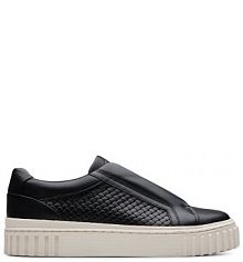 Sneakersy Clarks czarne damskie