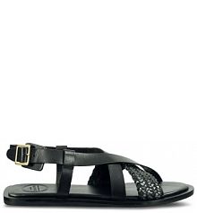 Sandały Gant czarne damskie