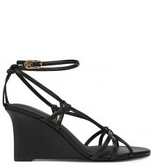 Sandały na obcasie Tommy Hilfiger czarne