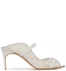 Klapki MALONE SOULIERS białe damskie