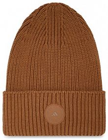 Czapka zimowa adidas by Stella McCartney brązowa damska